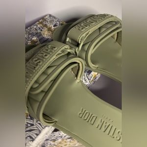 “Sage” Green Christian Dior Sandals